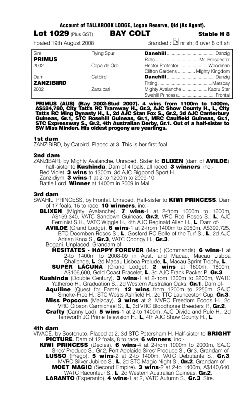 Regal Legend - pedigree