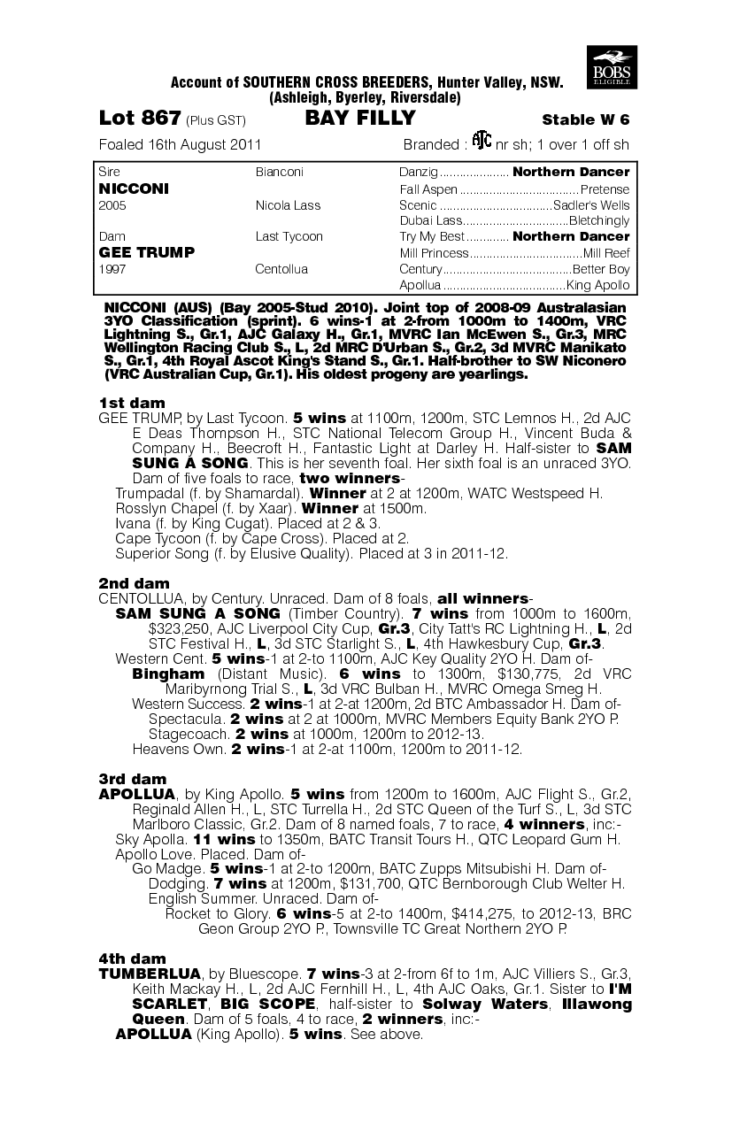 Euchre Star (AUS) - pedigree