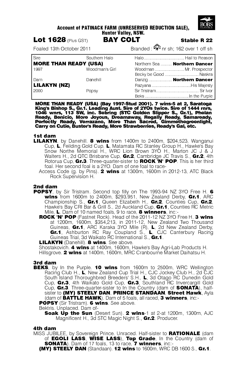 Homeless Brother (AUS) - pedigree