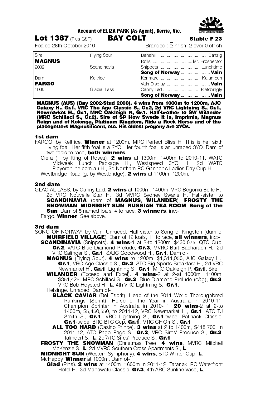 Magviar (AUS) - pedigree