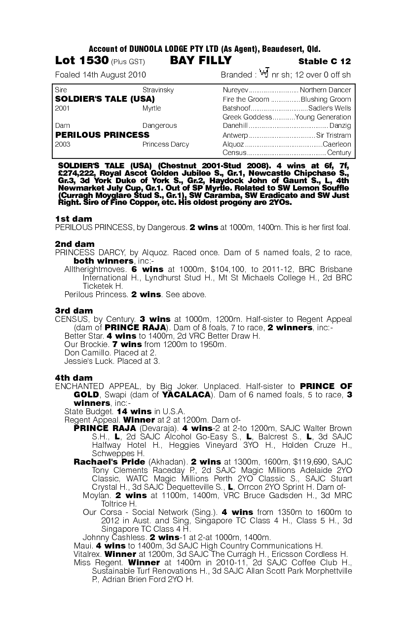 I'm Not Happy Jan - pedigree