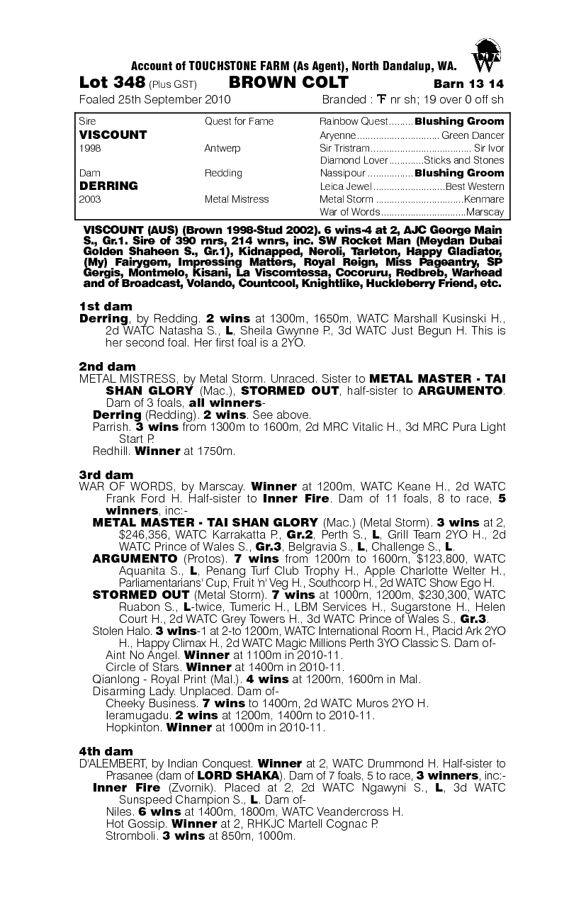 Sir Dandy - pedigree