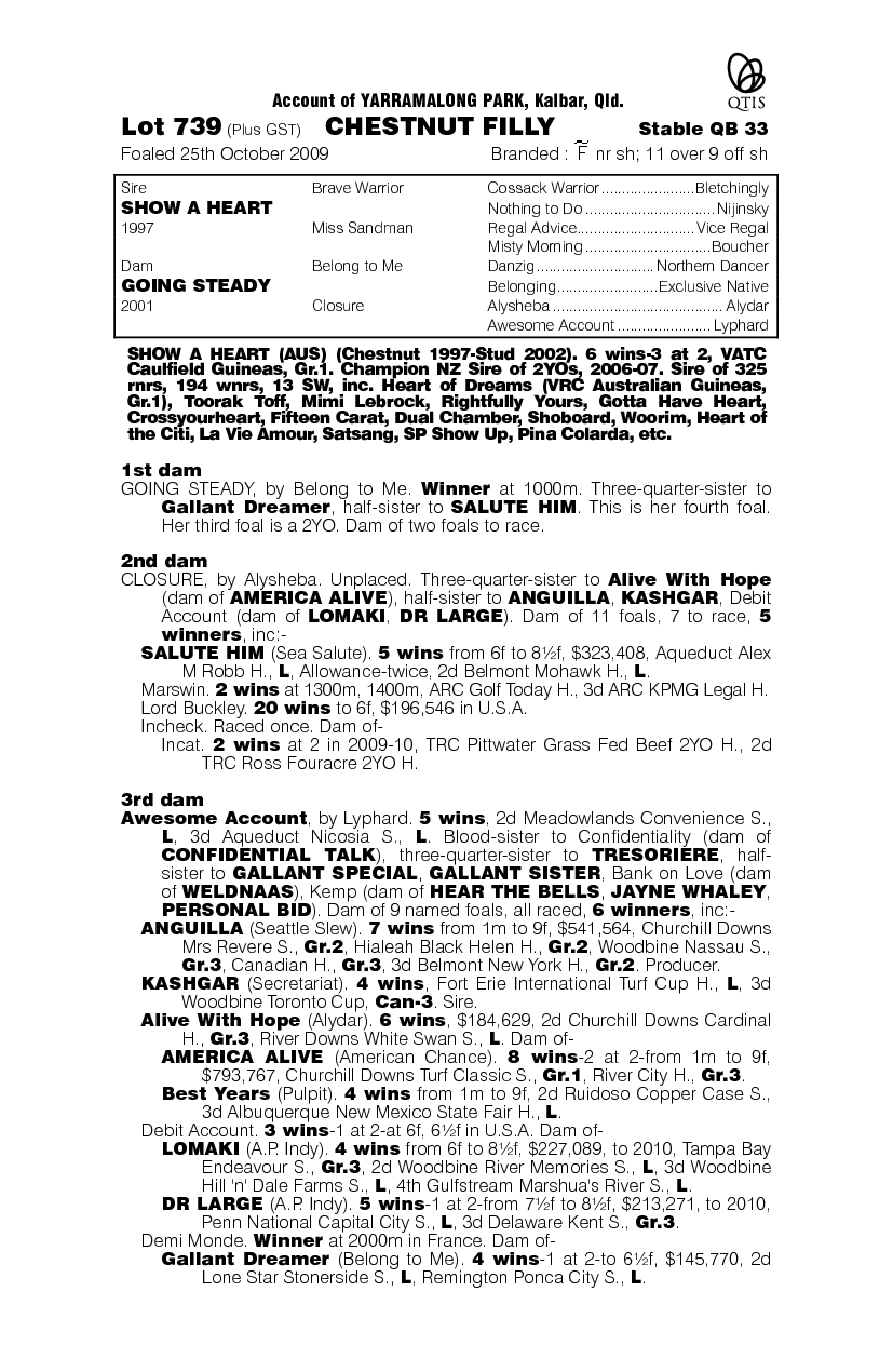 Heart Of Ayla - pedigree