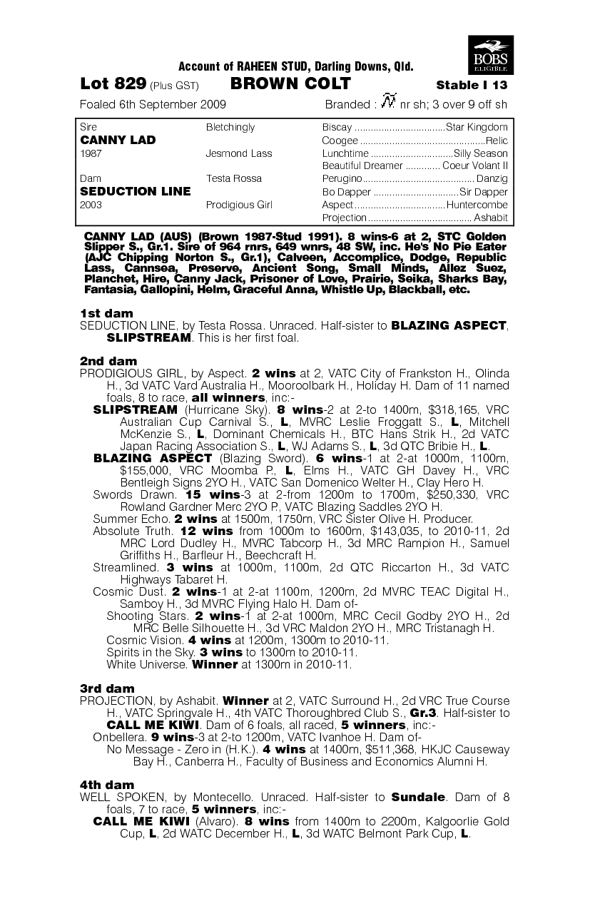 Canny Franco - pedigree