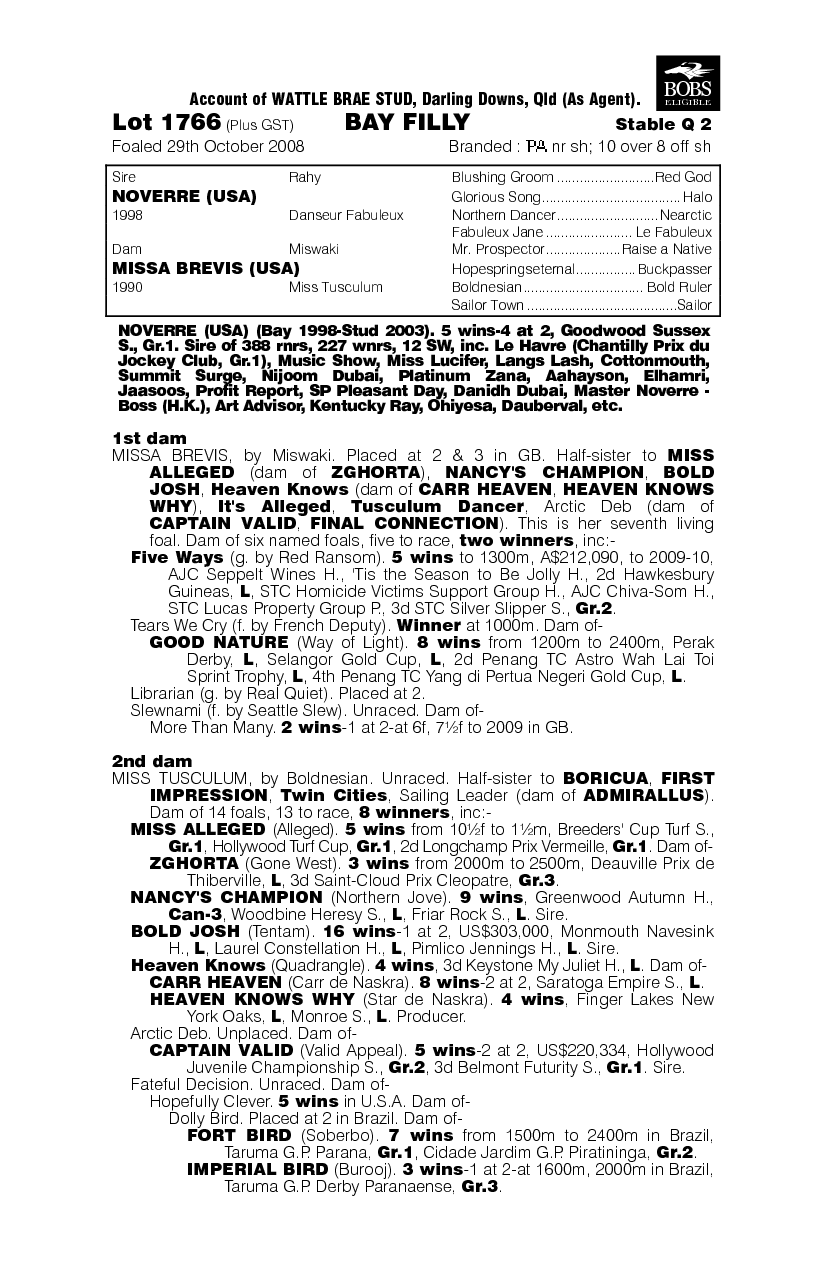 Angelonmyshoulder - pedigree