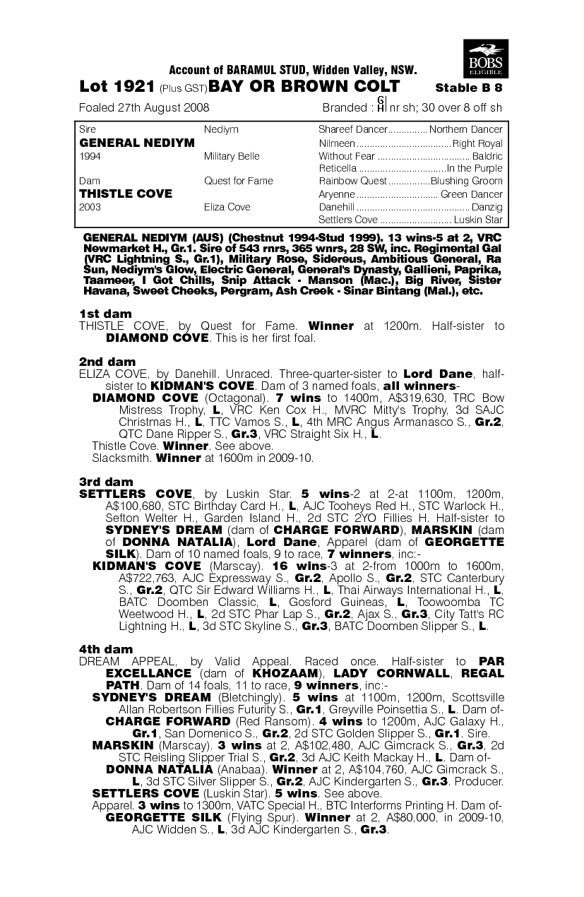 Militarism - pedigree