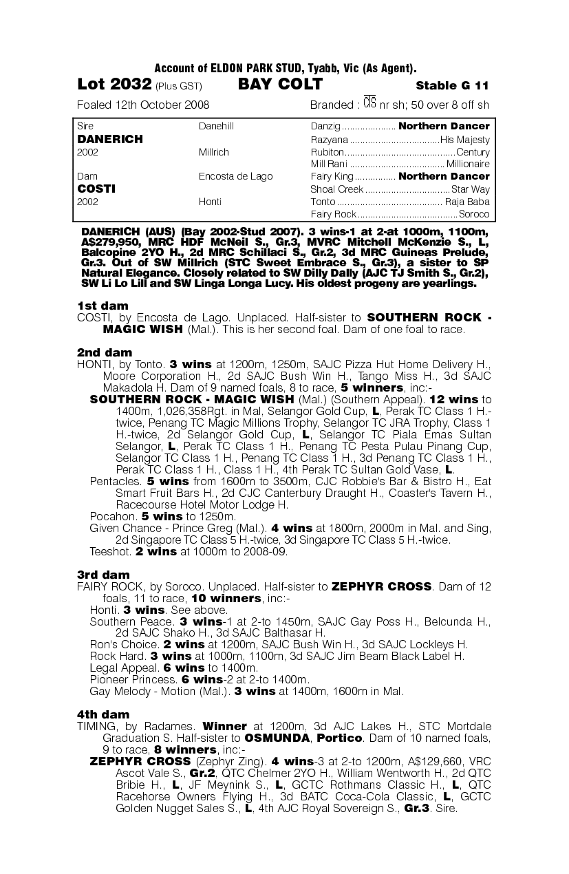 Didntcostalot - pedigree