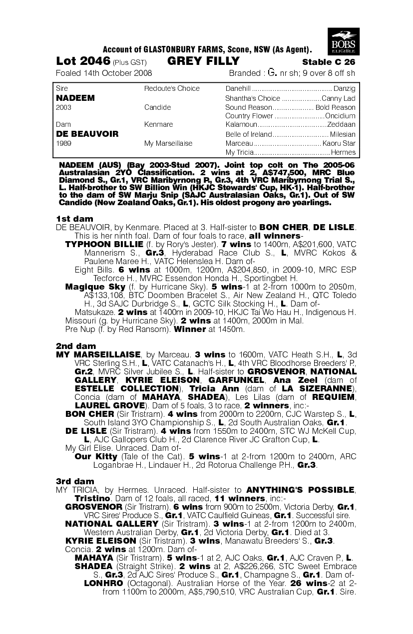 French (AUS) - pedigree