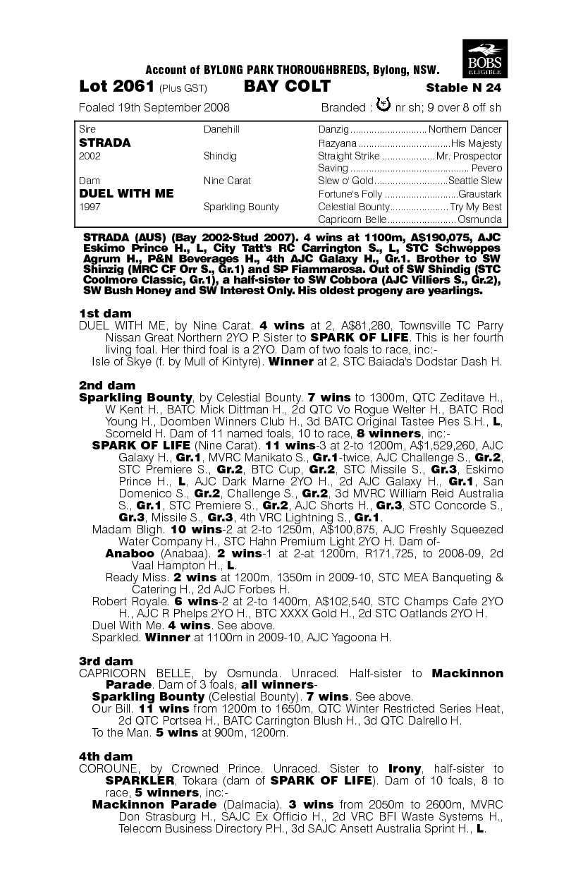 F S Winner - pedigree