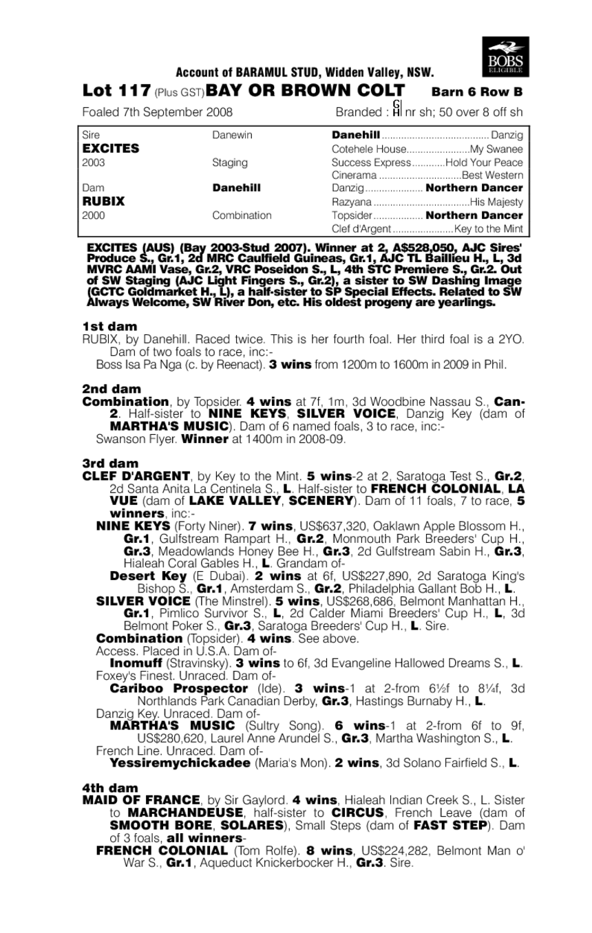 Light And Excite - pedigree