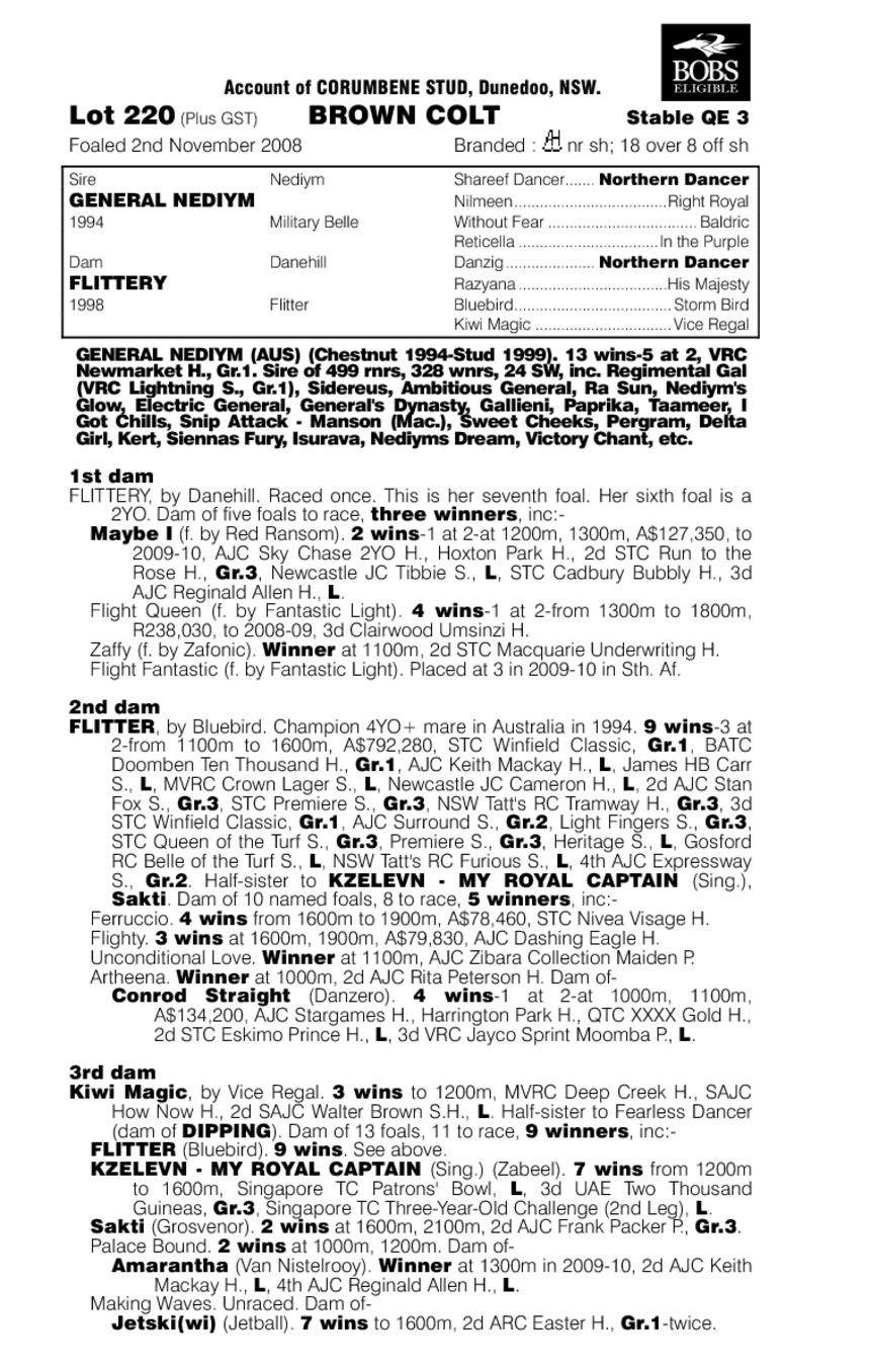 Fort Courage - pedigree