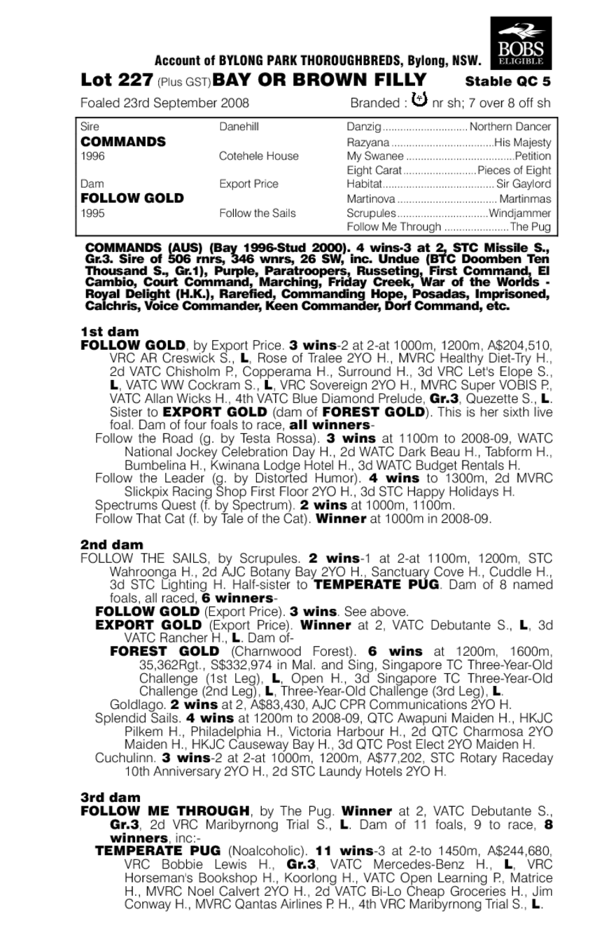 Fools Gold - pedigree