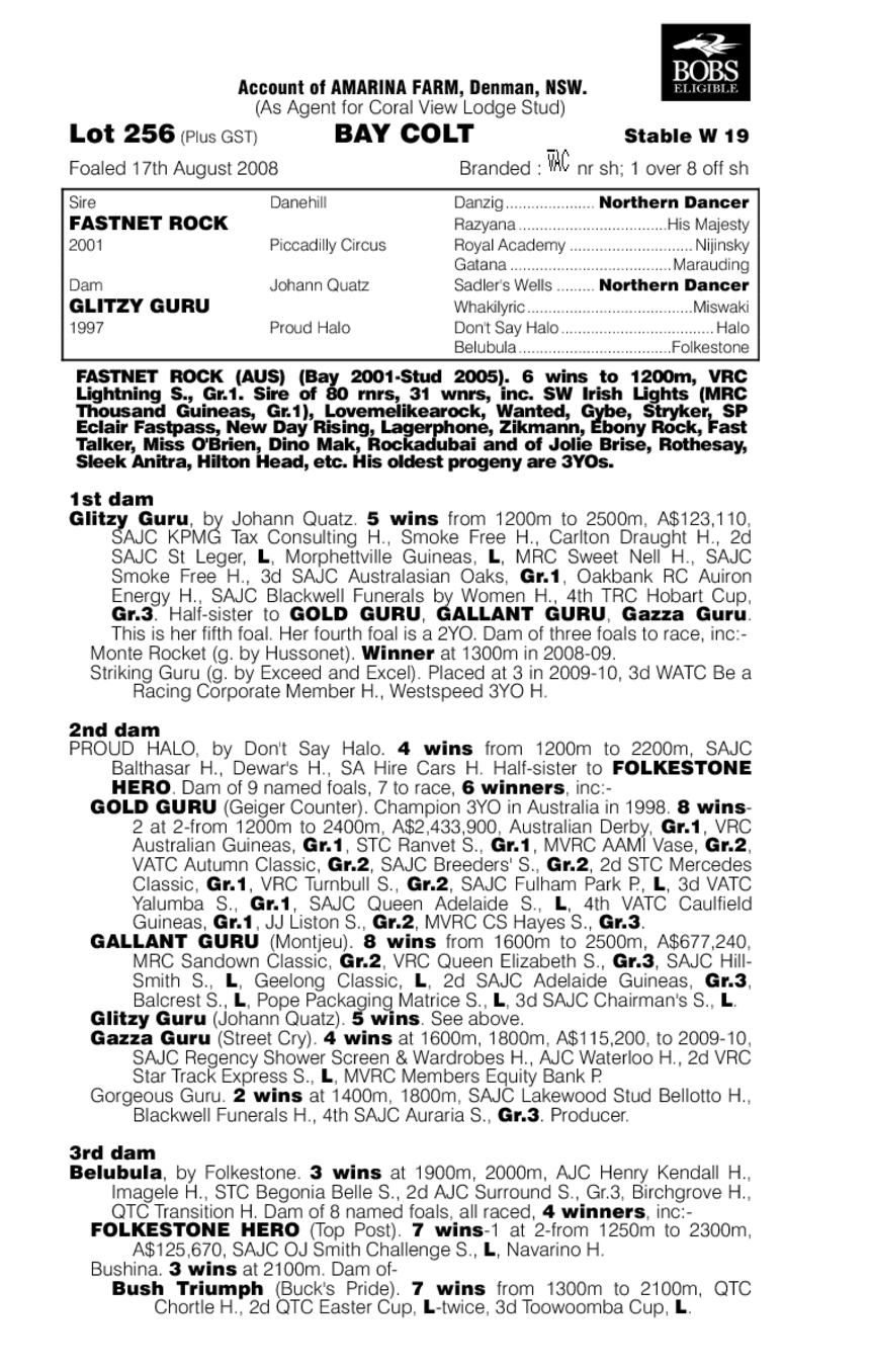 Chancellor - pedigree