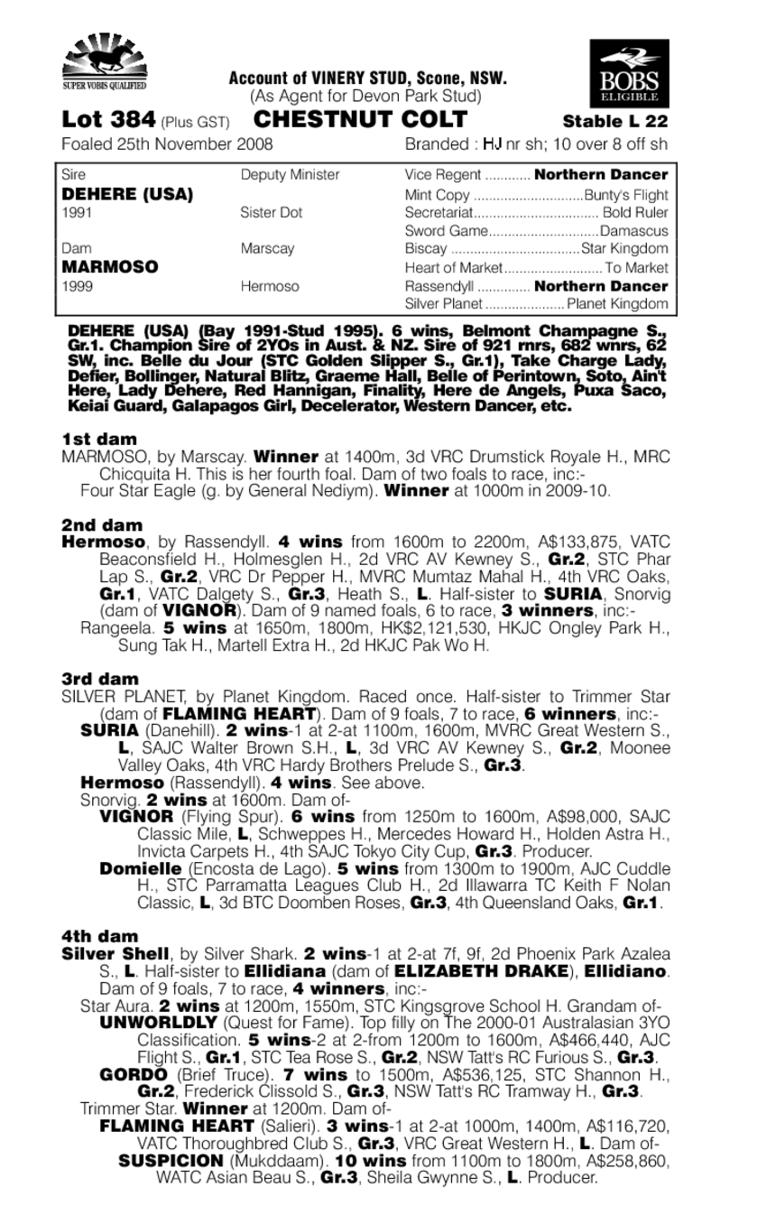 Danny's Dream - pedigree