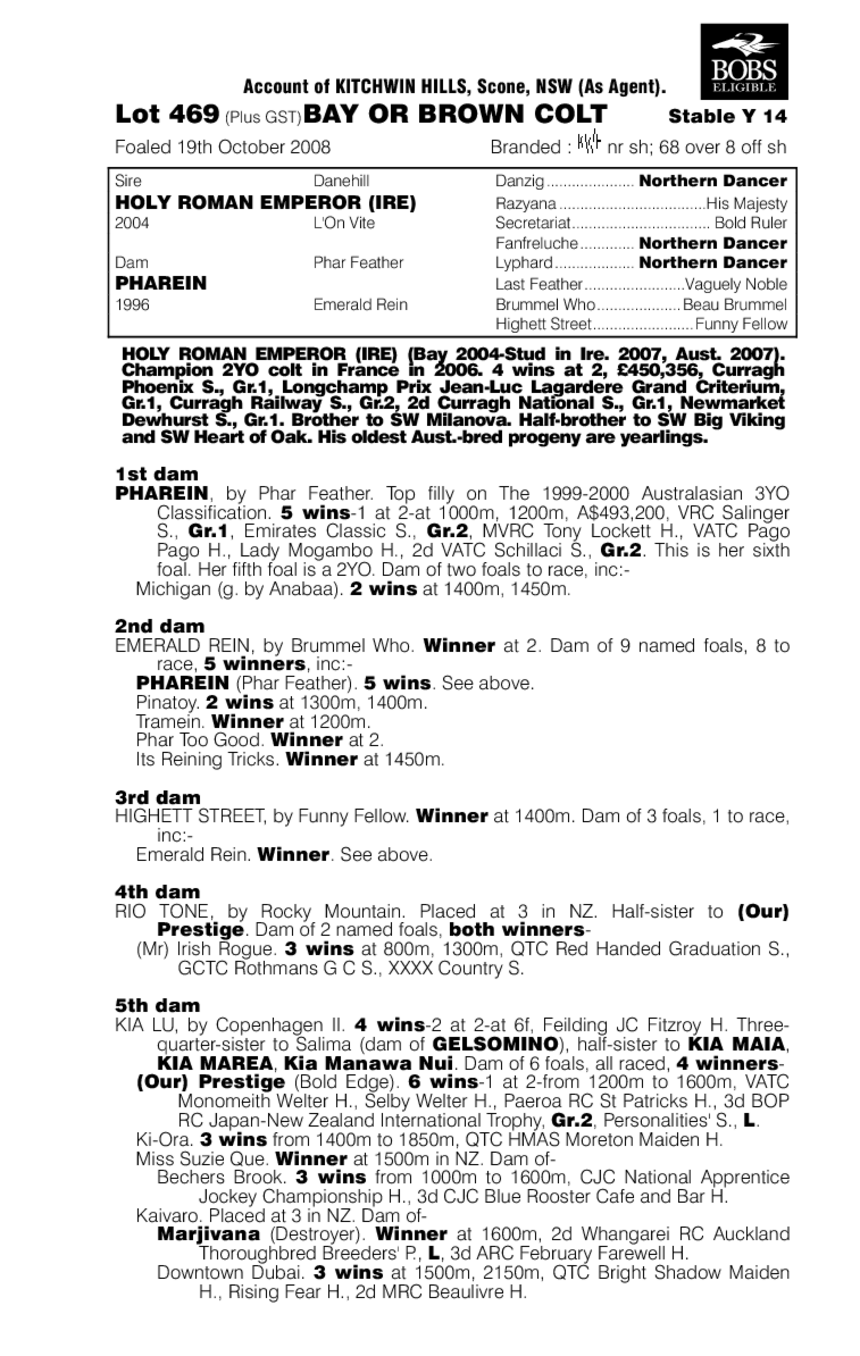 Northern Emperor - pedigree