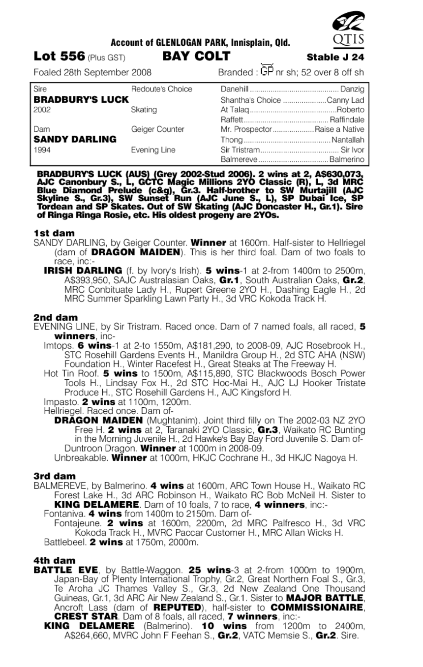 Skate On By - pedigree