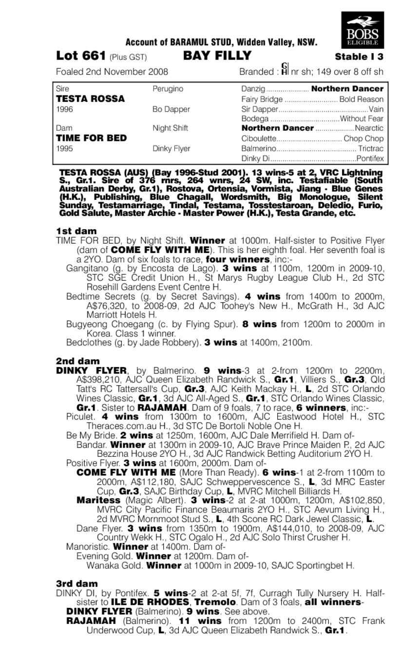 Bad Dream - pedigree