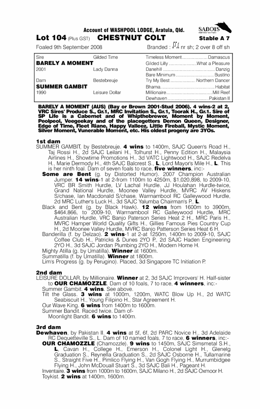 Sylvan Memories - pedigree