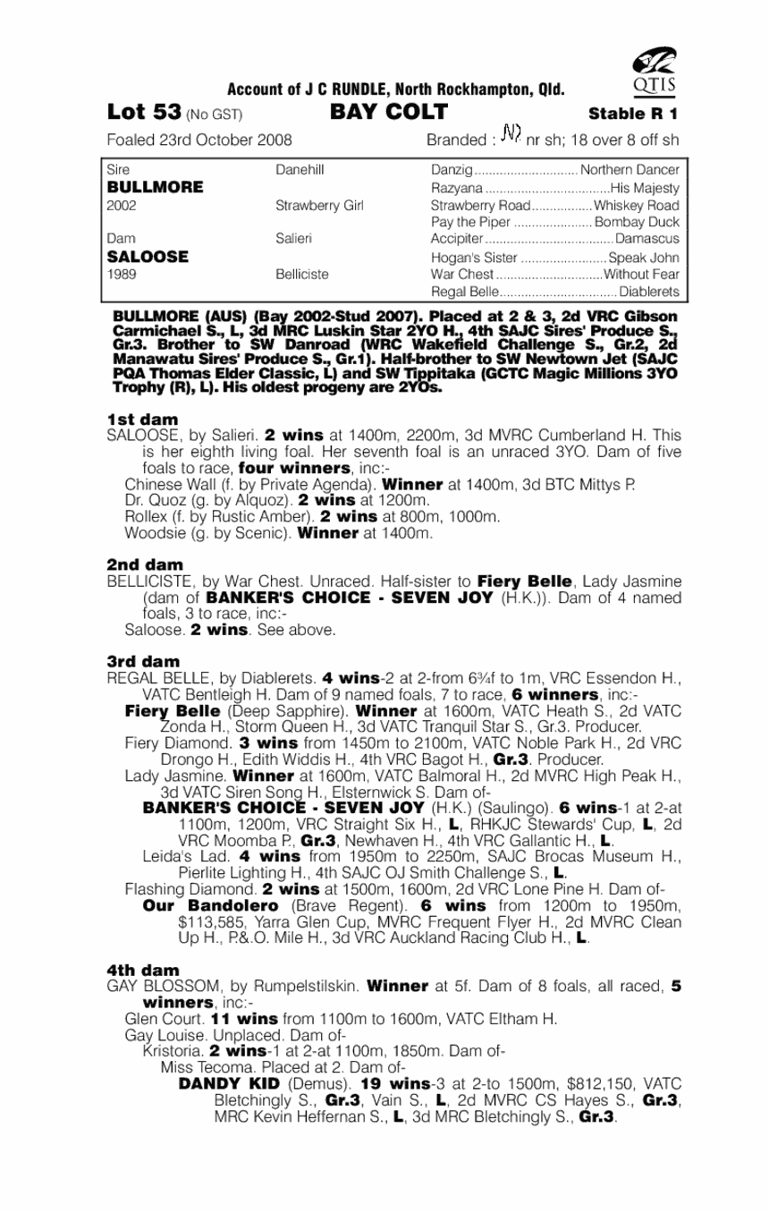 Ita's Lad - pedigree