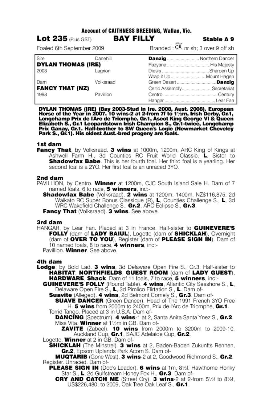 You're Amazing - pedigree