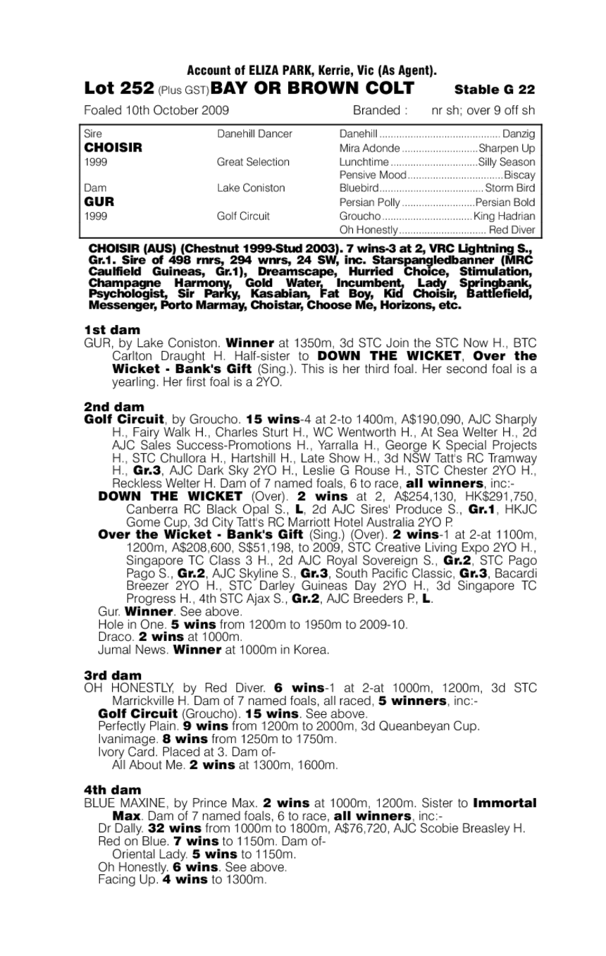 Players Choice - pedigree