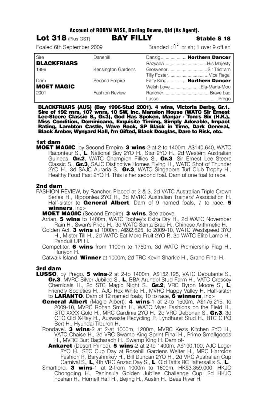 Moet Dancer - pedigree