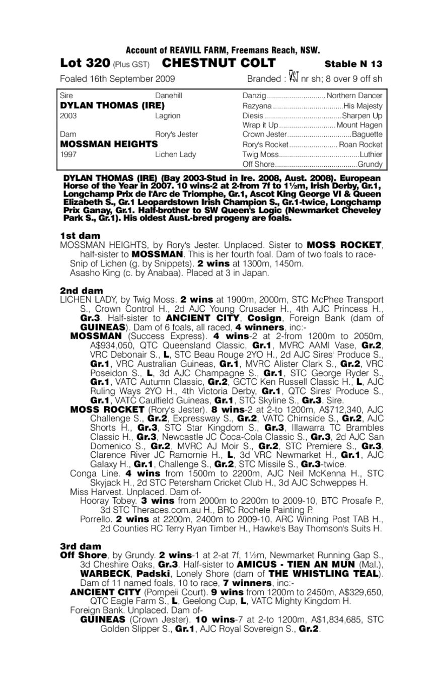 Desiderata - pedigree