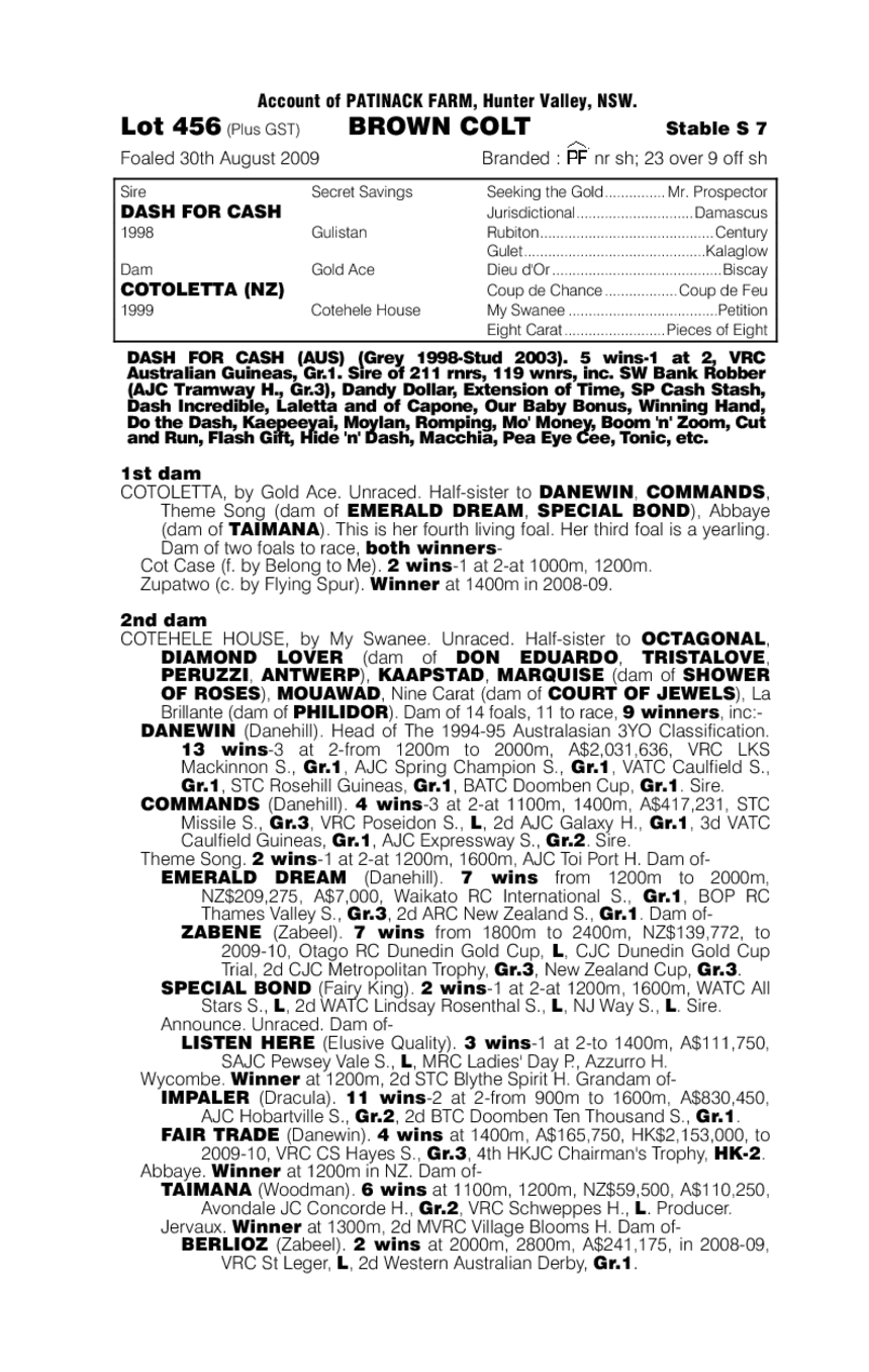 Tenderloin (AUS) - pedigree