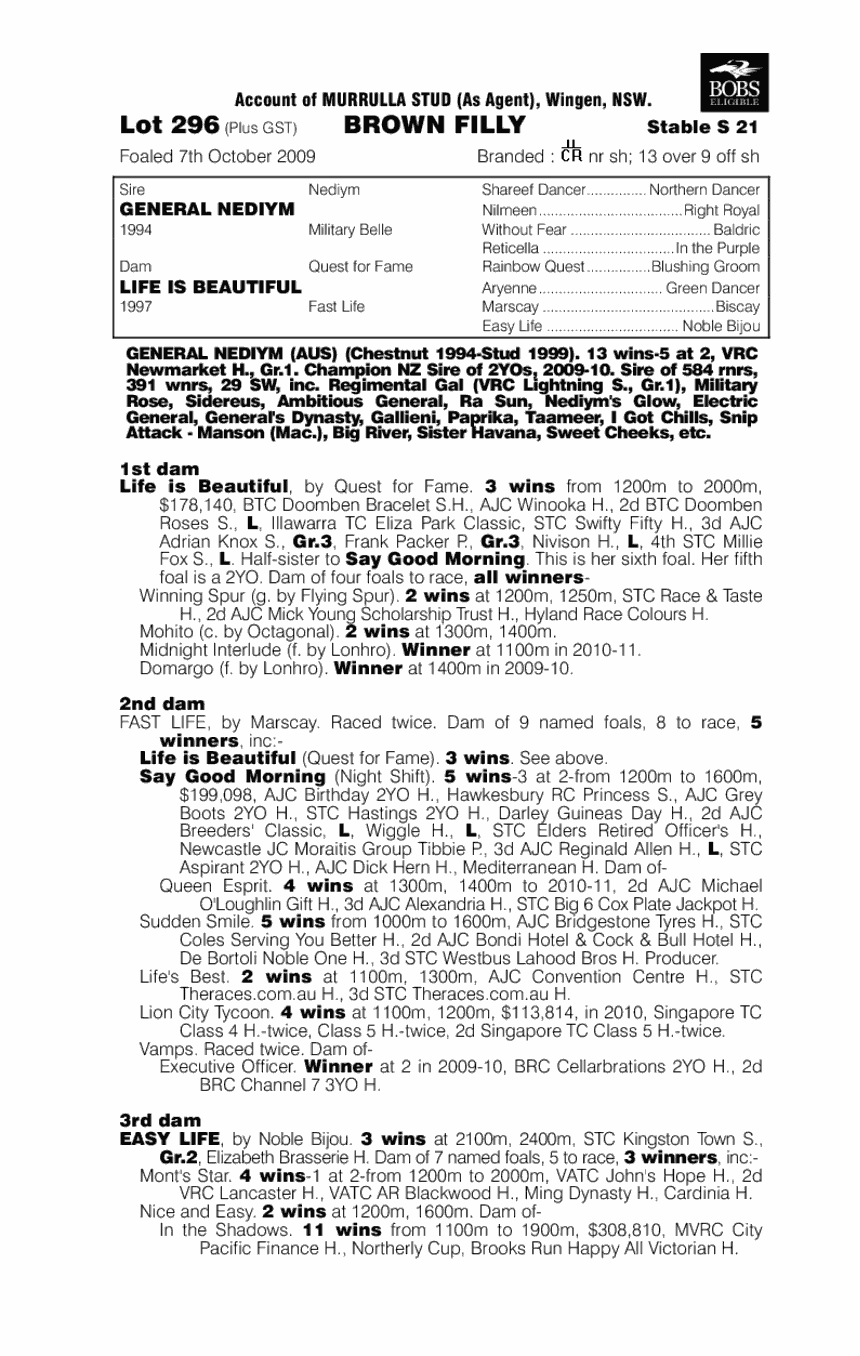 Whitney's Girl - pedigree