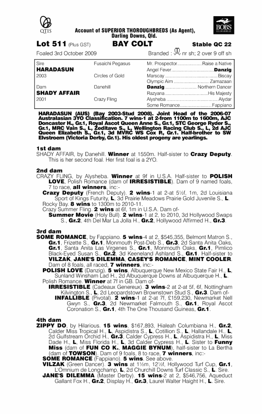 Highly Contagious - pedigree