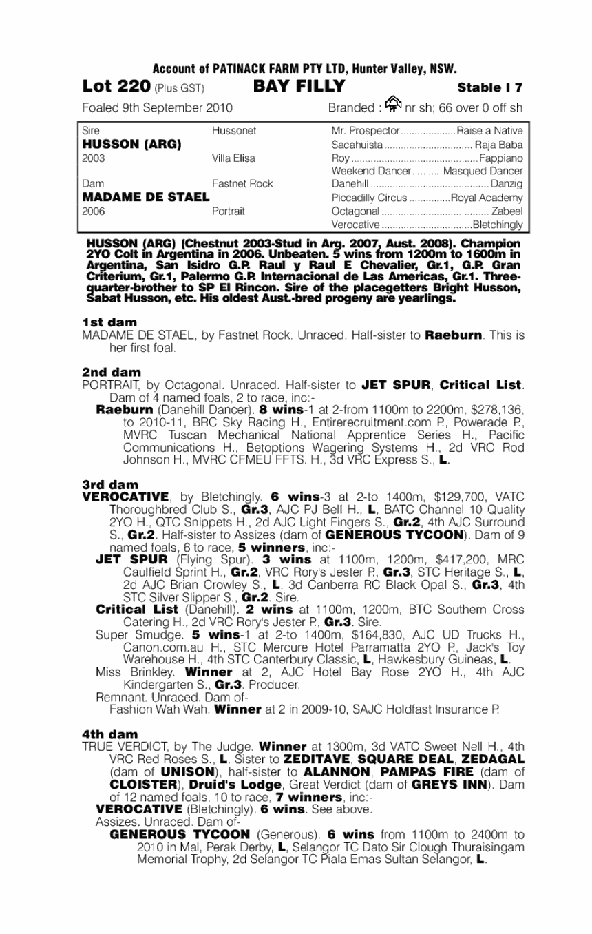 Little Miss Smiley (AUS) - pedigree