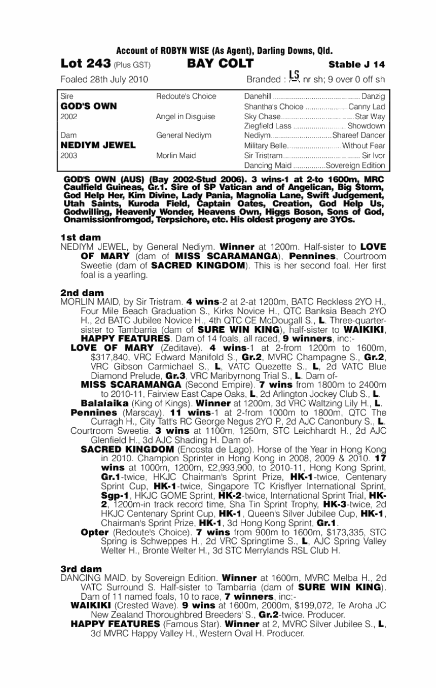 Heaven And Earth - pedigree