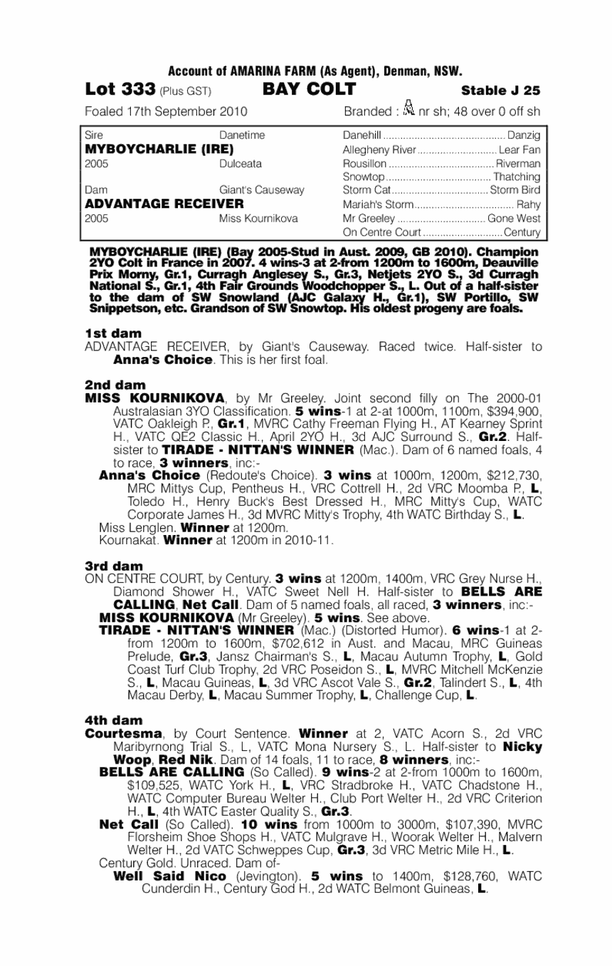 Will Of Steel - pedigree