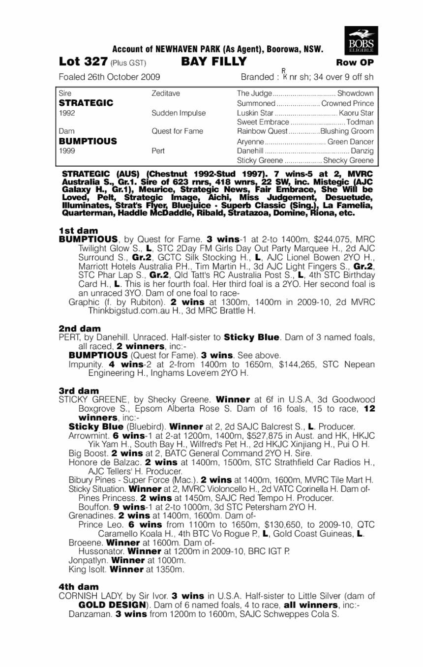 Humpty Bumpty - pedigree