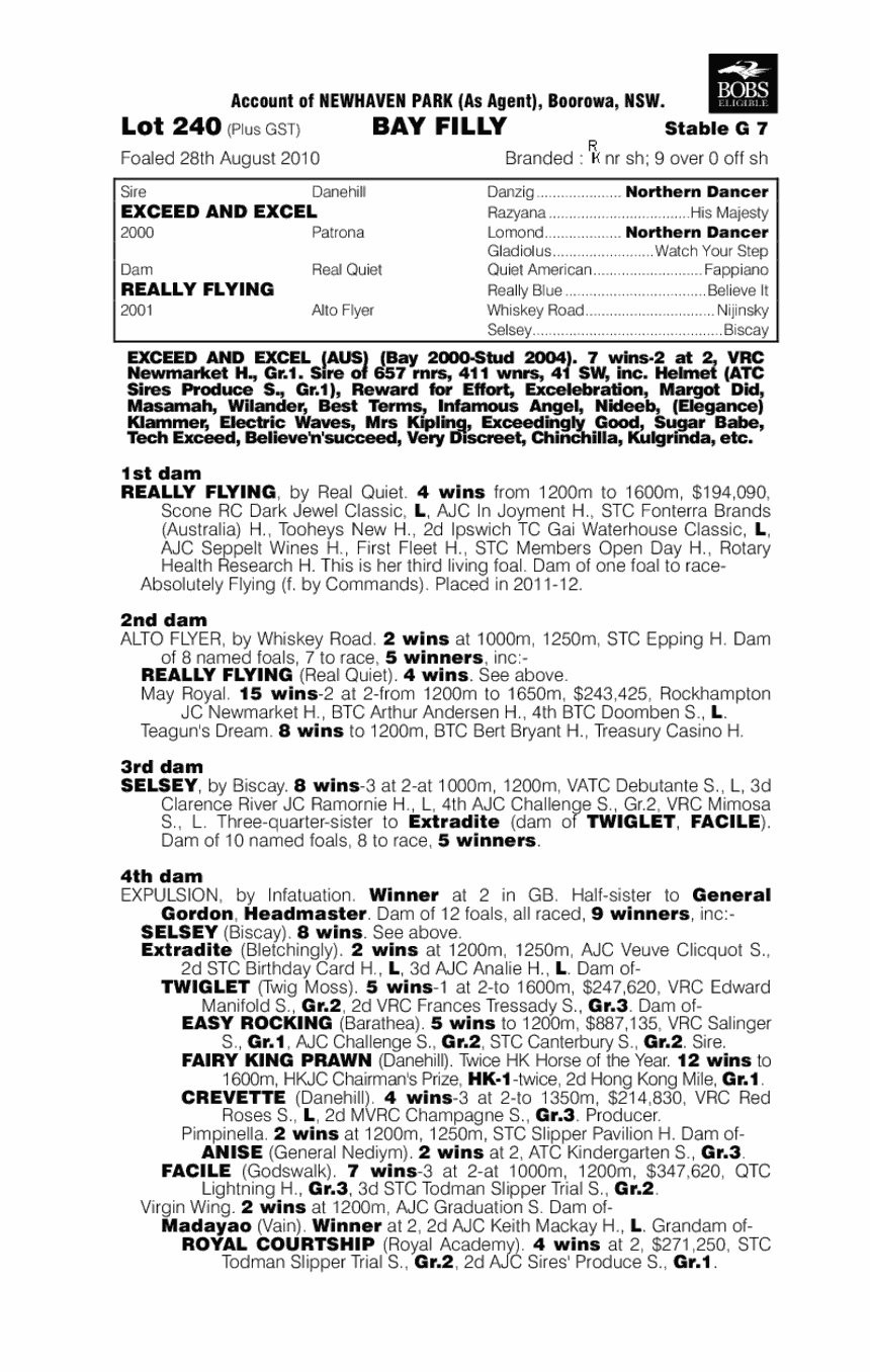 Camporella (AUS) - pedigree