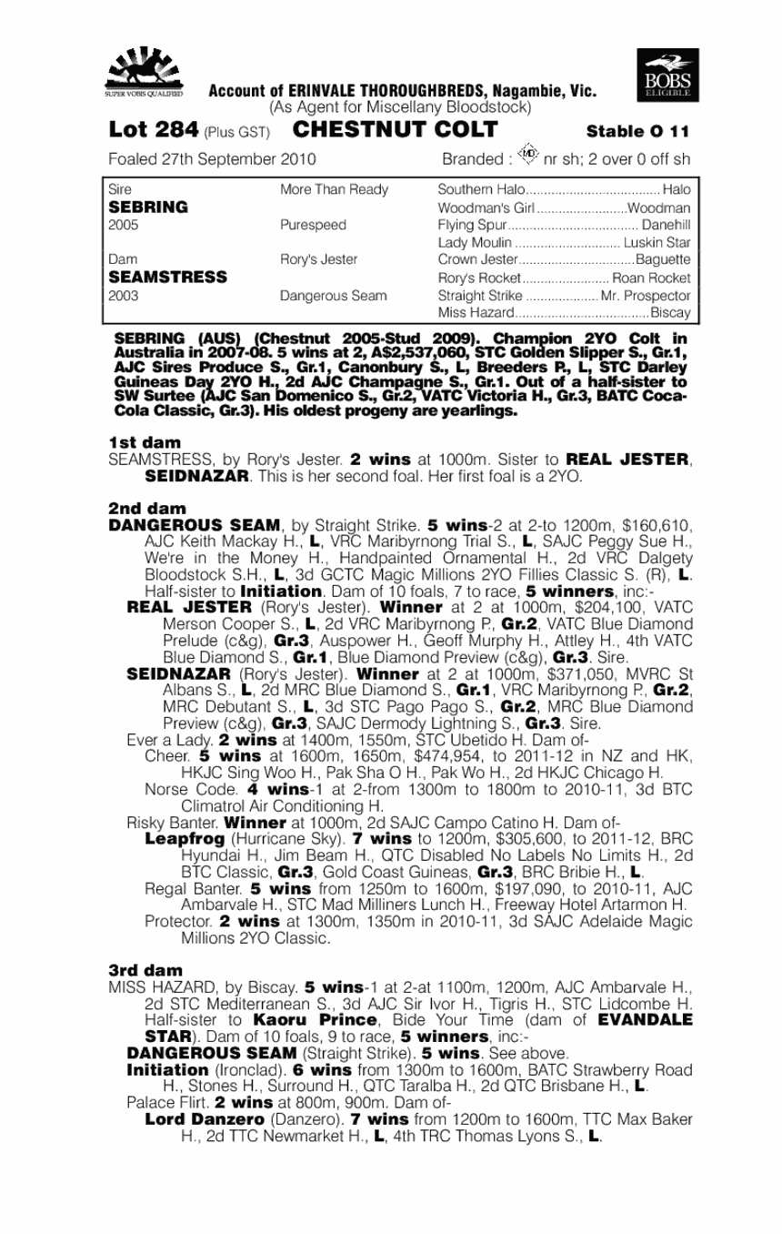 Wild Fire - pedigree