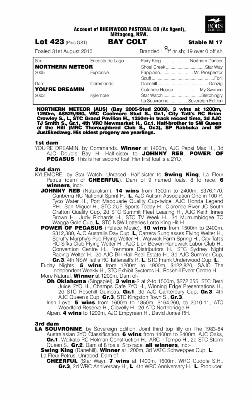 Manhattan Rock - pedigree