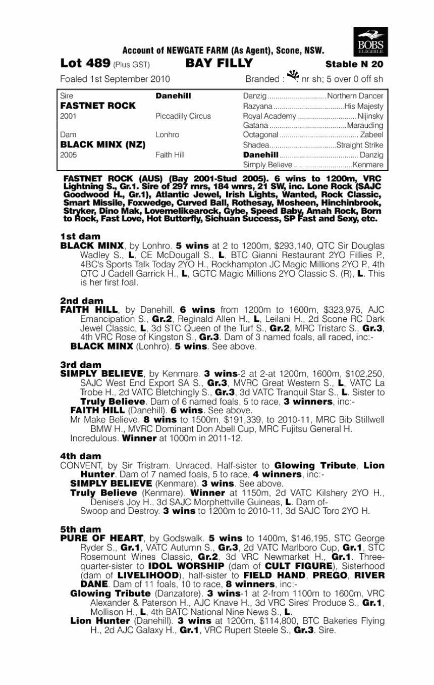 Miss Coquette - pedigree