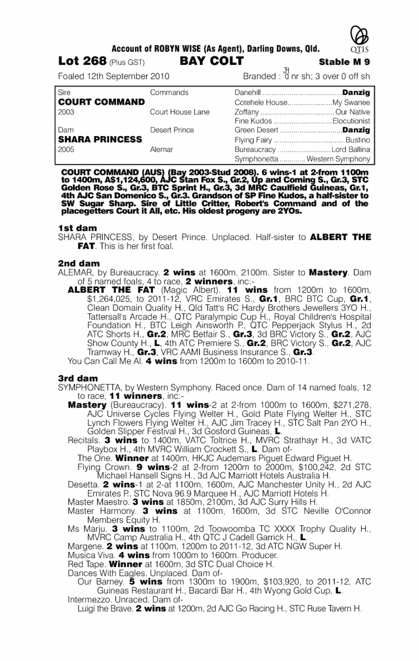 Feng Shui Master - pedigree