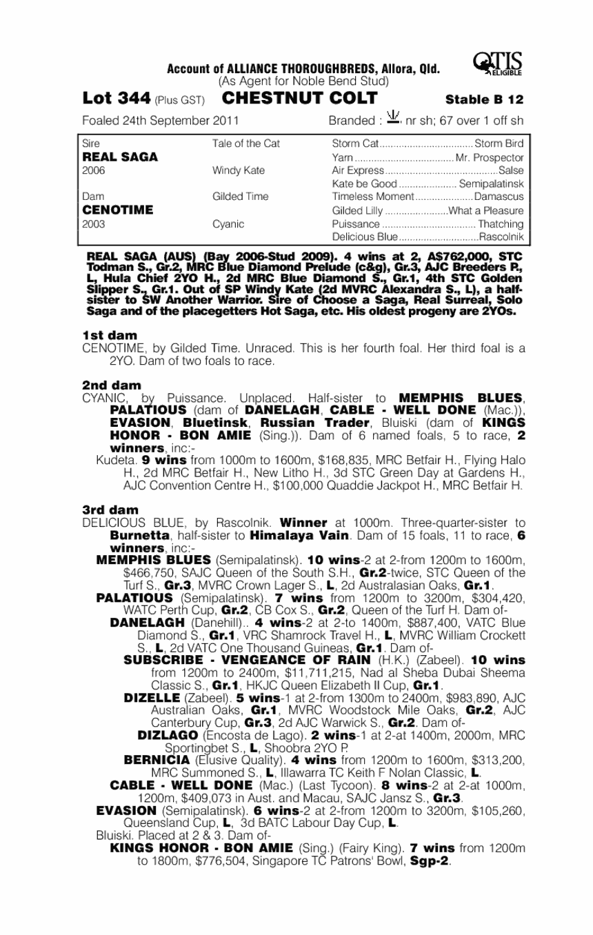 I'm Thinking (AUS) - pedigree