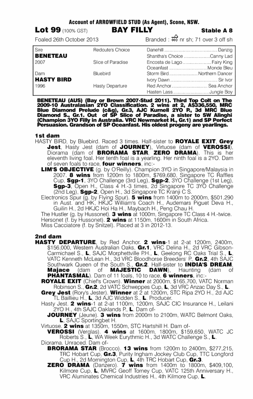 Witchy Ways (AUS) - pedigree