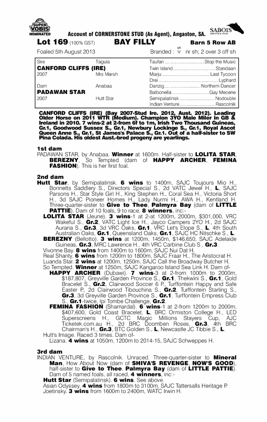 Tsiraki (AUS) - pedigree