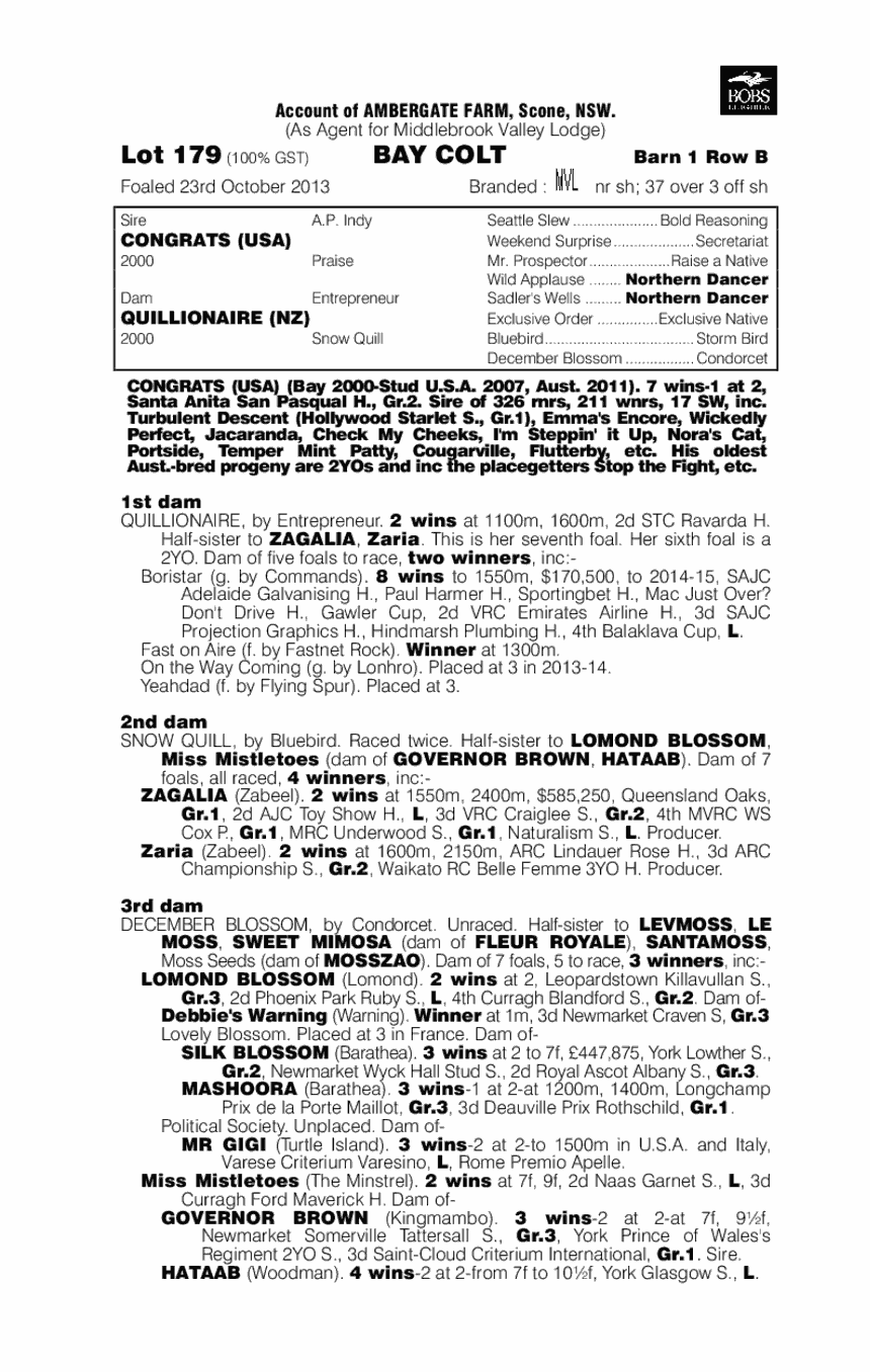 Rich Praise (AUS) - pedigree