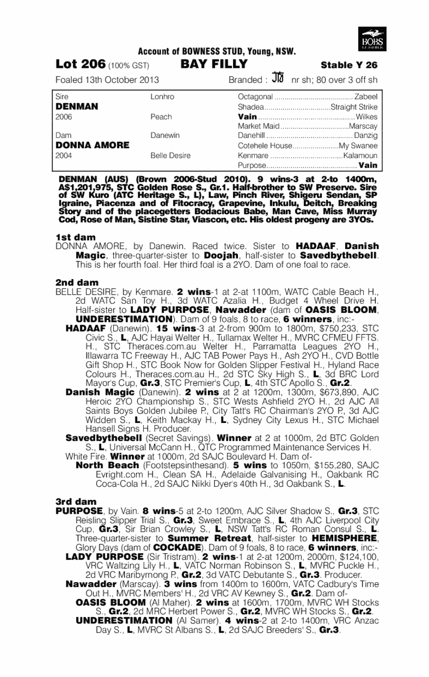 Luminous Star (AUS) - pedigree