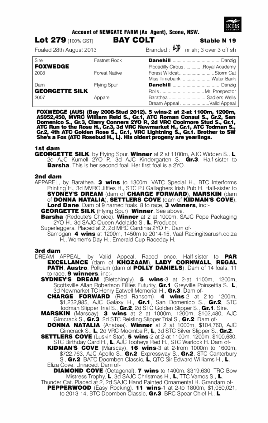 Omiya (AUS) - pedigree