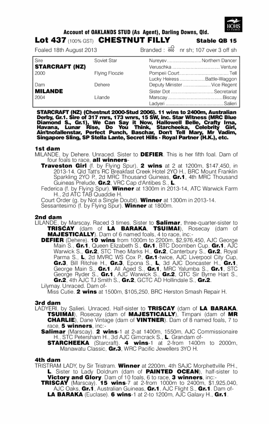 She's A Youeffoh (AUS) - pedigree